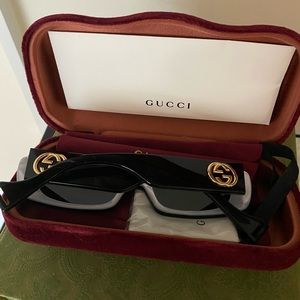 Gucci rectangle sunglasses